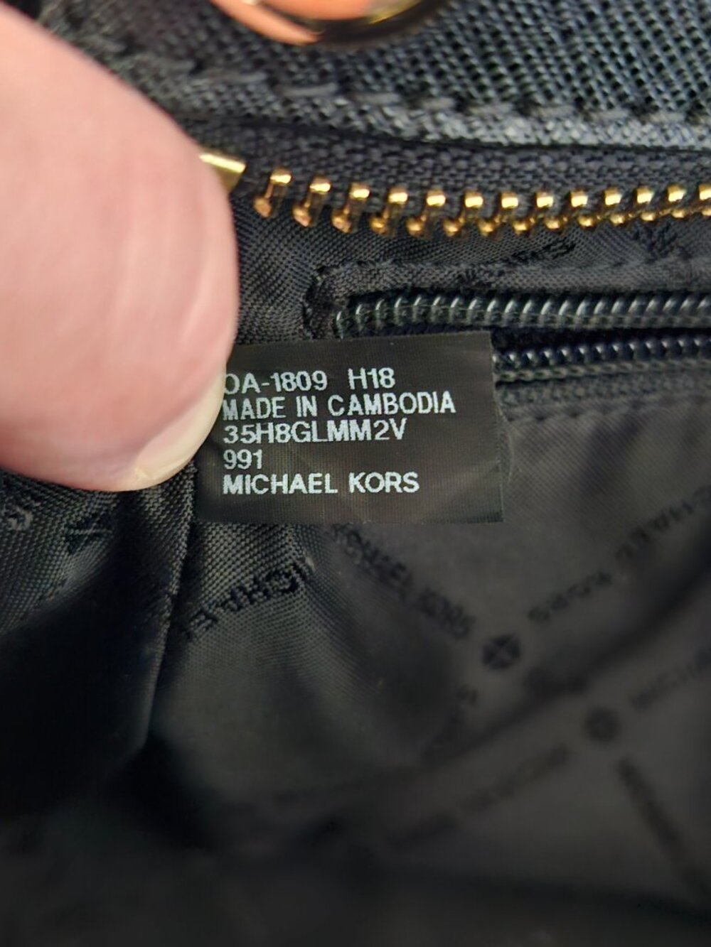 Michael Kors Mercer Medium Floral Print Leather Satchel – Black/Red – NWOT - Picture 11 of 15